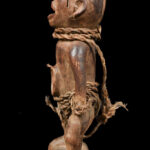 Figure - Wood, Glass - Bakongo Vili - Congo