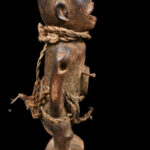 Figure - Wood, Glass - Bakongo Vili - Congo