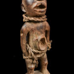 Figure - Wood, Glass - Bakongo Vili - Congo
