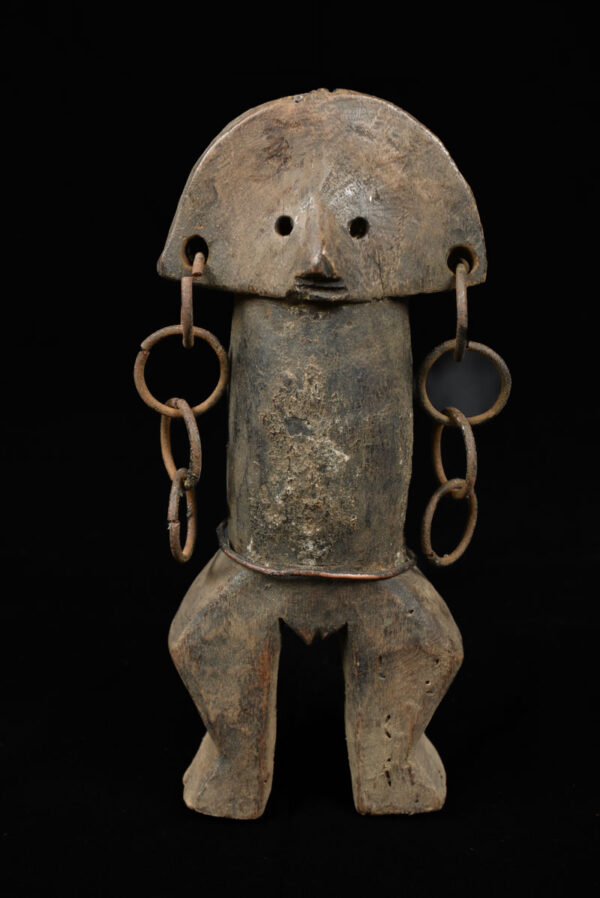 Yanda doll - Wood, Metal - Zande - Congo