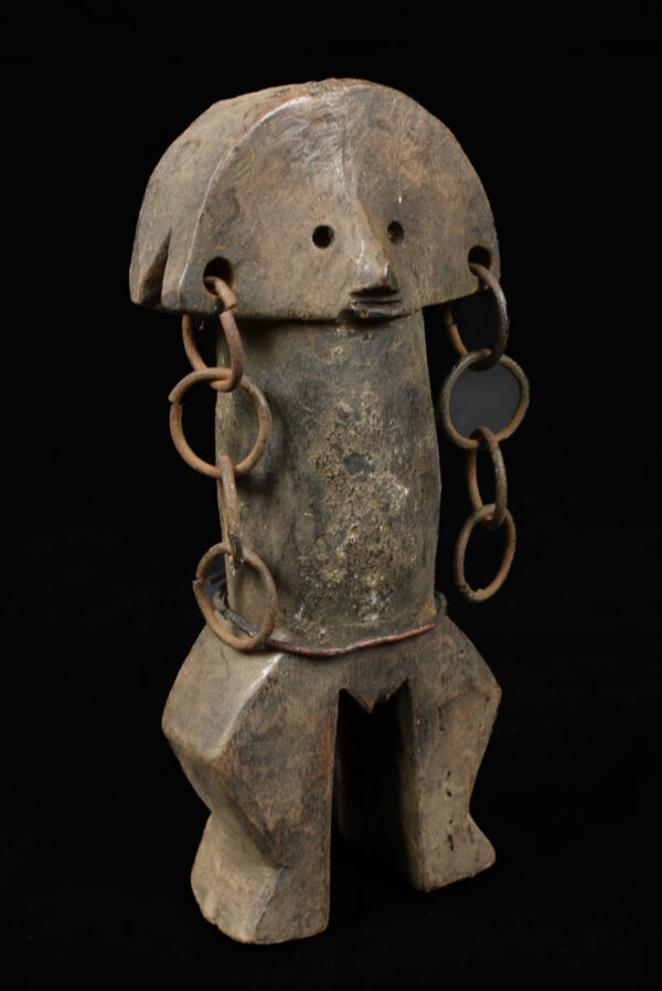 Yanda doll - Wood, Metal - Zande - Congo