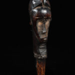 Reliquary Byeri Head - Wood- Fang - Gabon