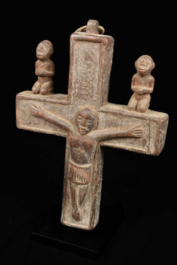 Crucifix - Wood - Bakongo - Congo