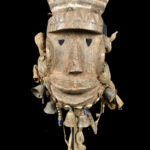 Mask - Wood - Dan, Bell, Cauri - Ivory Coast
