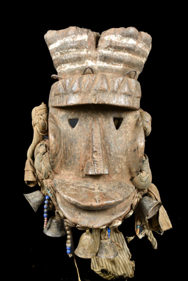 Mask - Wood - Dan, Bell, Cauri - Ivory Coast