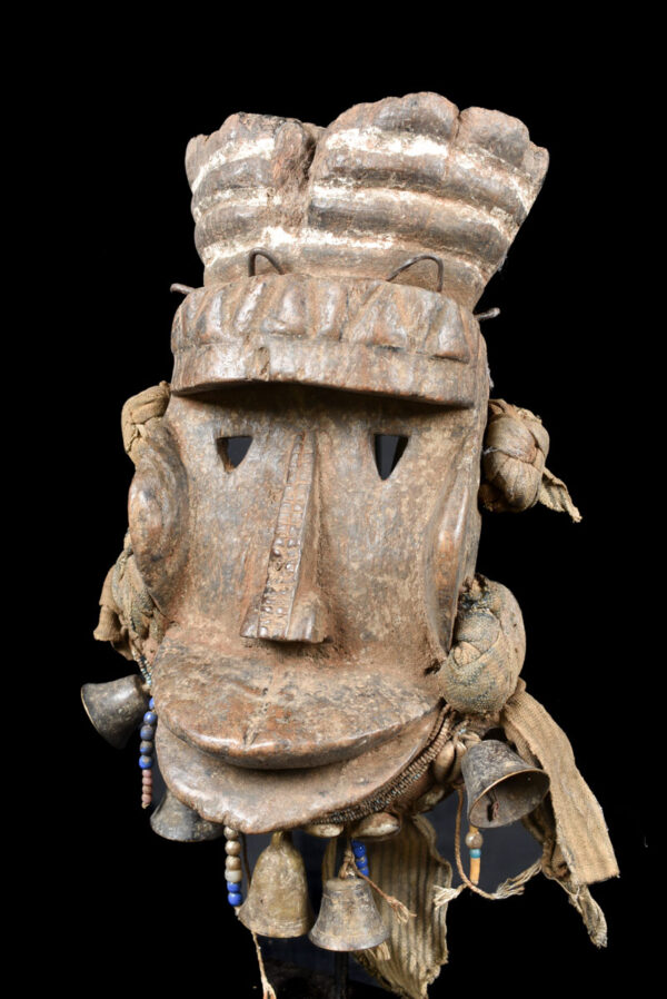 Mask - Wood - Dan, Bell, Cauri - Ivory Coast