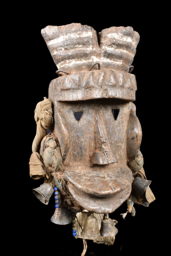 Mask - Wood - Dan, Bell, Cauri - Ivory Coast