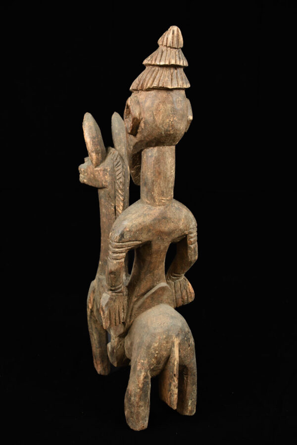 Equestrian Figure - Wood - Dogon - Mali