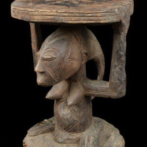 Stool - Wood - Luba - DR Congo