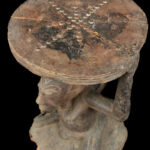 Stool - Wood - Luba - DR Congo