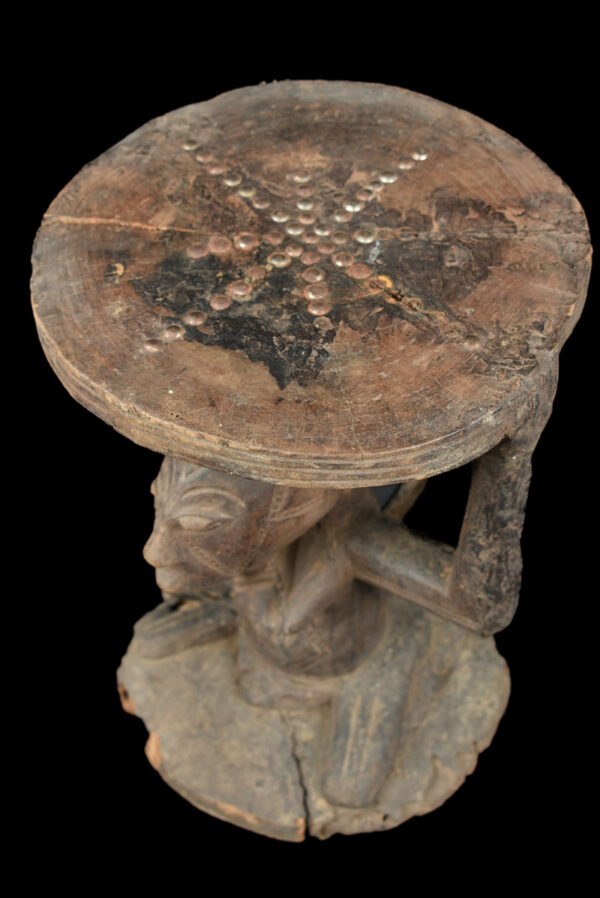 Stool - Wood - Luba - DR Congo