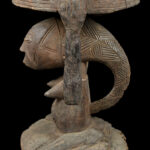 Stool - Wood - Luba - DR Congo