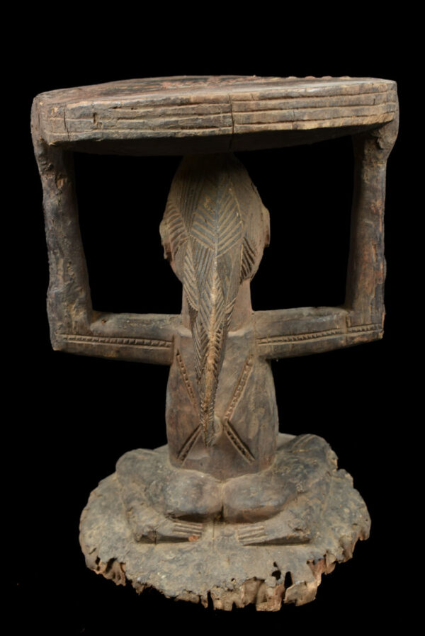 Stool - Wood - Luba - DR Congo
