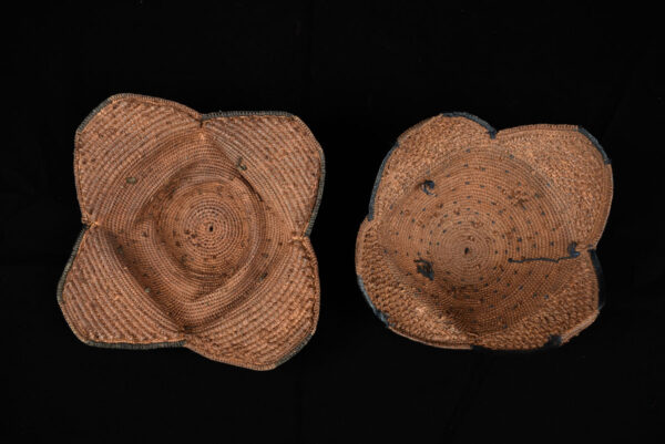 Hat (2x) - Plant fibre - Kuba - Congo DRC