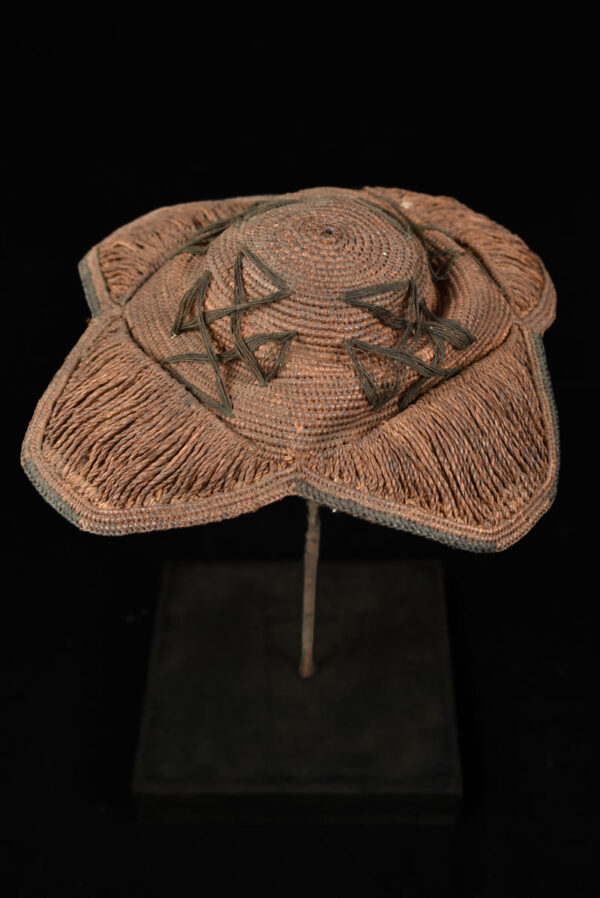 Hat (2x) - Plant fibre - Kuba - Congo DRC
