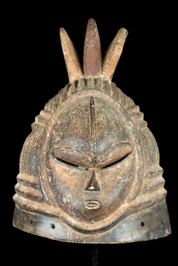 Helmet mask - wood - Mende - Sierra Leone