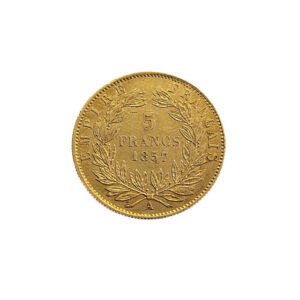 France 5 Francs 1857-A Napoleon III