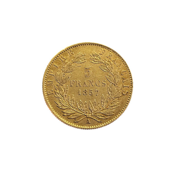 France 5 Francs 1857-A Napoleon III