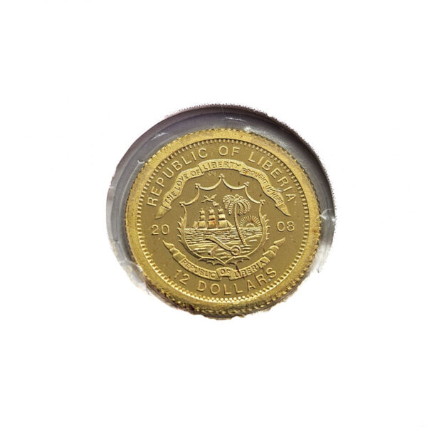 Liberia 12 Dollars 2008 France