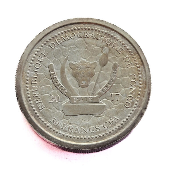 DR Congo 50 Francs 2017 Water Buffalo