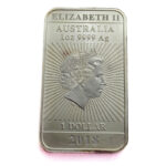 Australia 1 Dollar 2018 Chinese Dragon Bullion Bar - Elizabeth II
