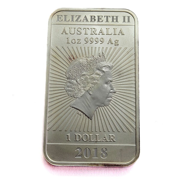 Australia 1 Dollar 2018 Chinese Dragon Bullion Bar - Elizabeth II