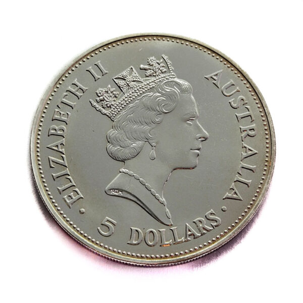 Australia 5 Dollars 1990 Kookaburra - Elizabeth II