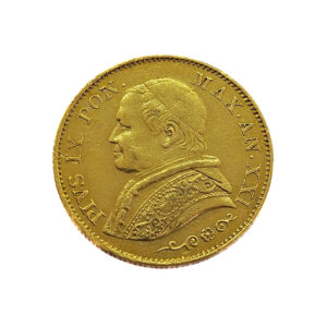 Papal States 20 Lire 1866 Pio IX - Vatican