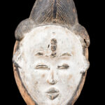Initiation mask - Wood - Punu - Gabon