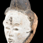 Initiation mask - Wood - Punu - Gabon