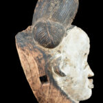 Initiation mask - Wood - Punu - Gabon