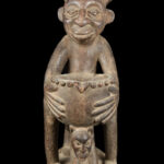 Bowl figure - Bamun - Grassland of Cameroon (81 cm)