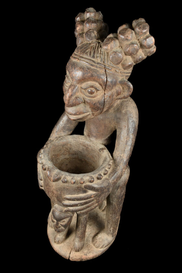 Bowl figure - Bamun - Grassland of Cameroon (81 cm)