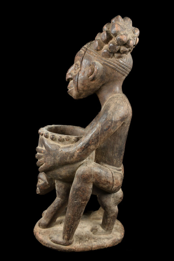 Bowl figure - Bamun - Grassland of Cameroon (81 cm)