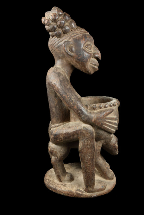 Bowl figure - Bamun - Grassland of Cameroon (81 cm)