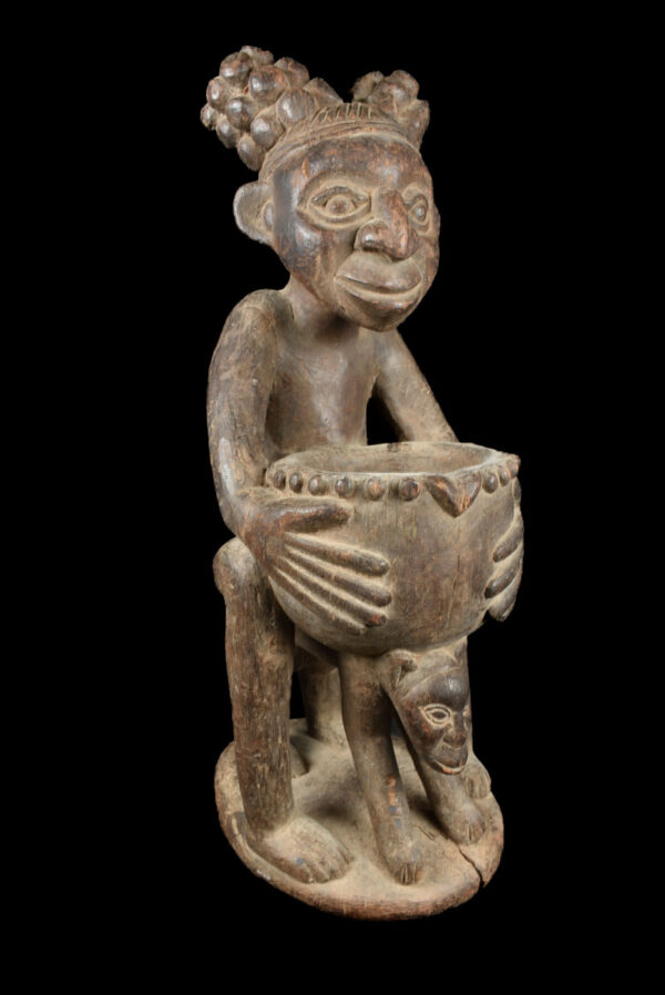 Bowl figure - Bamun - Grassland of Cameroon (81 cm)