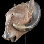 Ram mask - Wood - Baule - Ivory Coast