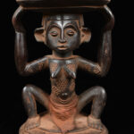 Stool - Wood - Luba - DR Congo