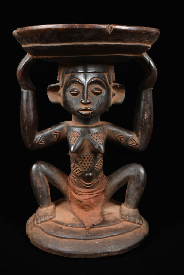 Stool - Wood - Luba - DR Congo