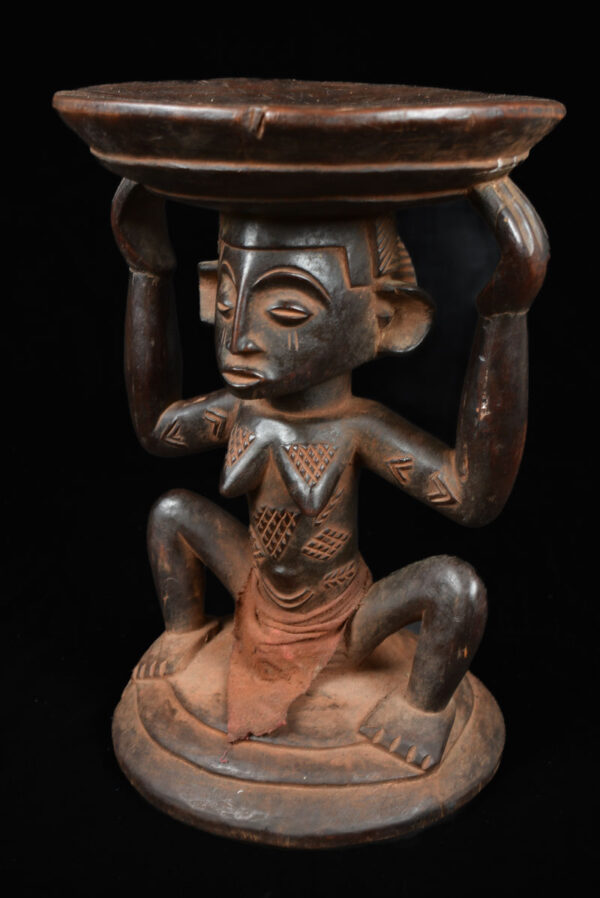 Stool - Wood - Luba - DR Congo