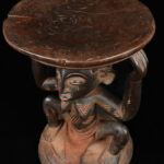 Stool - Wood - Luba - DR Congo