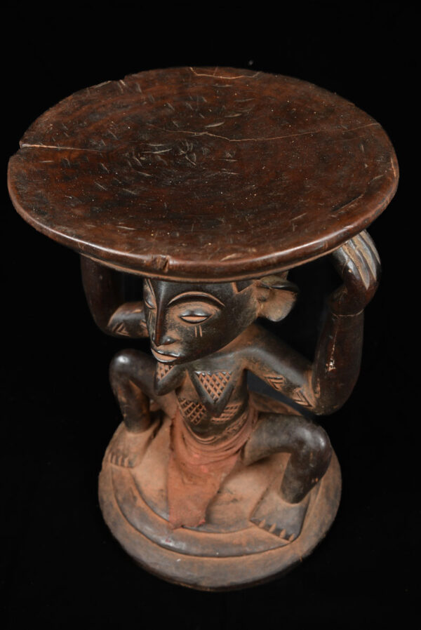 Stool - Wood - Luba - DR Congo