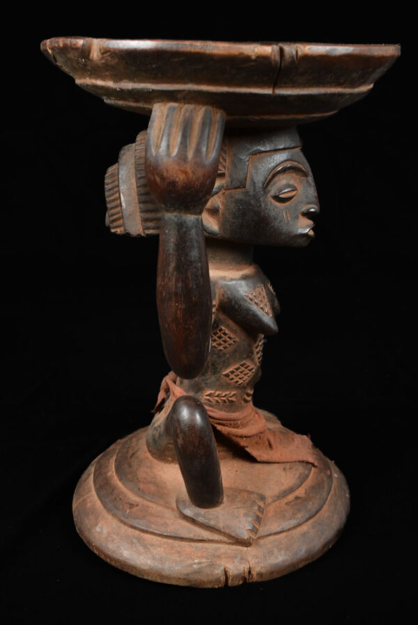 Stool - Wood - Luba - DR Congo