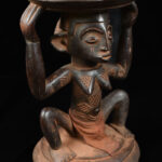 Stool - Wood - Luba - DR Congo