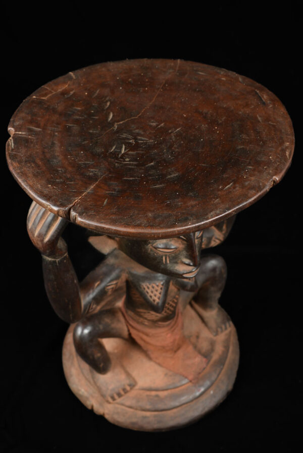 Stool - Wood - Luba - DR Congo
