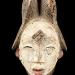 Initiation mask - Wood - Punu - Gabon