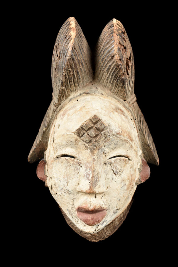 Initiation mask - Wood - Punu - Gabon