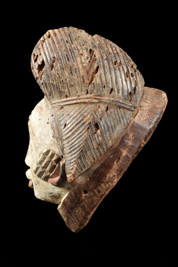 Initiation mask - Wood - Punu - Gabon