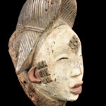 Initiation mask - Wood - Punu - Gabon