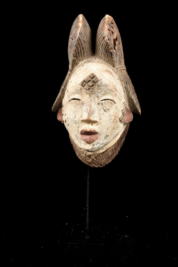 Initiation mask - Wood - Punu - Gabon